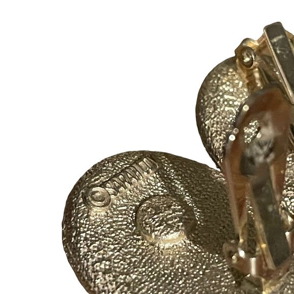 Vintage Sarah Coventry Clip On Earrings Sultana Gold Tone Multicolor Confetti - Picture 5 of 5